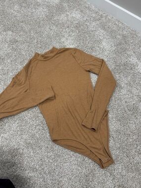 Caramel Longsleeve Bodysuit